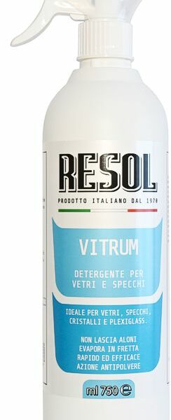 PULITORI VETRI E SPECCHI SPRAY LT.0,75  RESOL VITRUM 0954