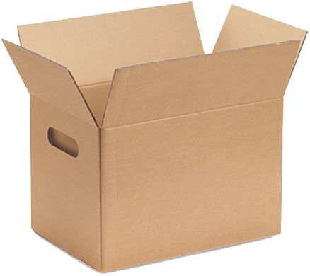 SCATOLE CARTONE X TRASLOCHI C/MANIGLIE  MM.400X300X200 (10 pz)