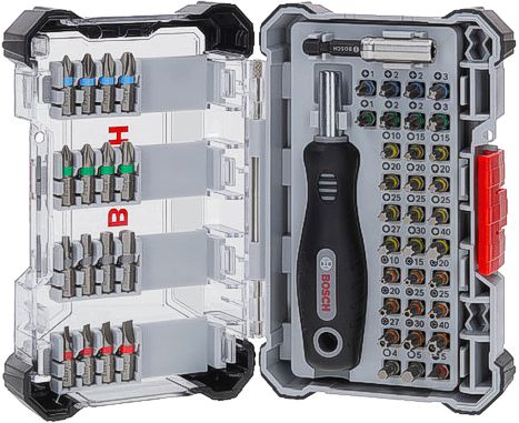 SET BOSCH INSERTI PZ.50 C/IMPUGNATURA  2607012081