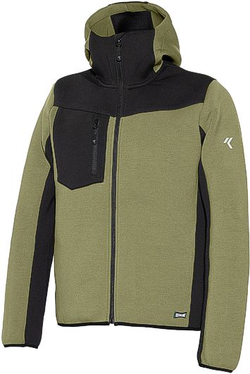 GIUBBOTTI DA LAVORO PIP ISSALINE TECNICI  C/CAPPUCCIO VERDE/NERO FYNOR 04540B 627