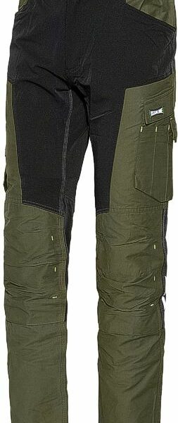 PANTALONI DA LAVORO TECNICI PIP ISSALINE  STRETCH 230 GR/M2 VERDE/NERO 8022B 027 FLEXARD