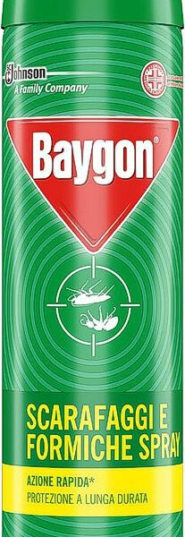 INSETTICIDI SCARAFAGGI E FORMICHE BAYGON  SPRAY ML.400 W317115