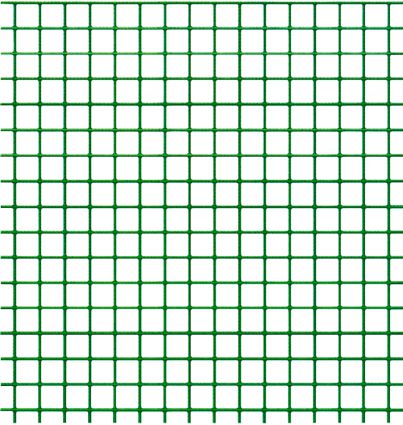 RETE ELETTROSALDATA PLASTIFICATA MAGLIA  12,5X12,5 FILO MM.1 RT.25 MT. 421/5