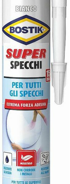 SILICONE BOSTIK SUPER SPECCHI BIANCO  GR.425 6314072