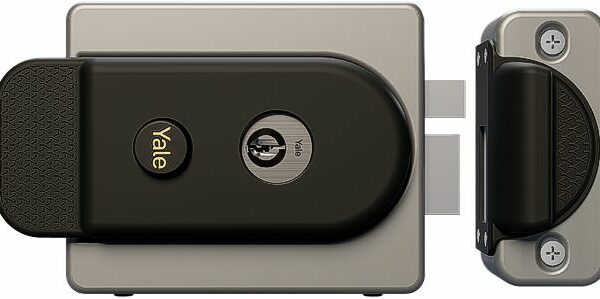 SER.YALE ELETTRICHE APPLICARE X PORTE  LEGNO AMBIDESTRE ENTRATA MM.40/80  CILINDRO STACCATO UNICA Y780000000AN