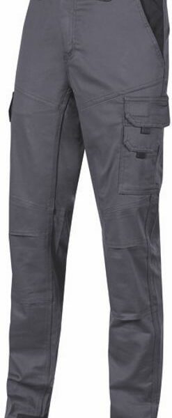 PANTALONI DA LAVORO U POWER GUAPO COTONE  ELASTICIZZATO GREY IRON