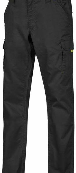 PANTALONI DA LAVORO U POWER KENNETH  COTONE/POLIESTERE STRETCH BLACK CARBON